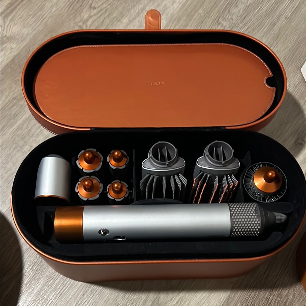 COPY - Dyson Hair Tools Set in Silver and Orange